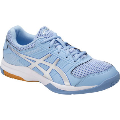 asics blue volleyball shoes