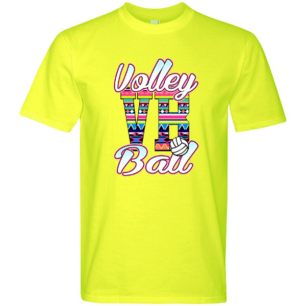 volleyball colored shirt