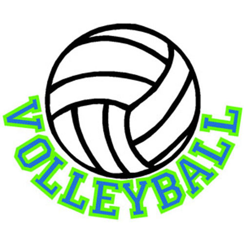 free volleyball clipart borders - photo #45